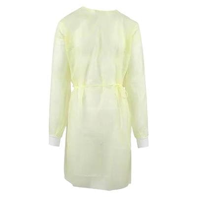 SafeWear Form-Fit Disposable Isolation Gown, Extra Large, Sunny Yellow, 12/Pk, 8113-D thumbnail 9