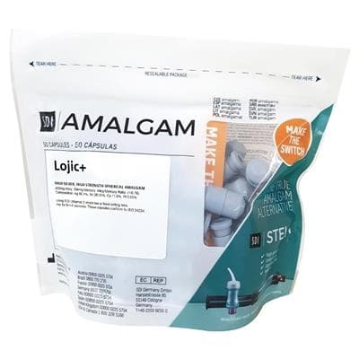 SDI Lojic+ Spherical Amalgam Capsules, 2 Spill (600 mg), Fast Set, 50/Box, 4202202 thumbnail 4