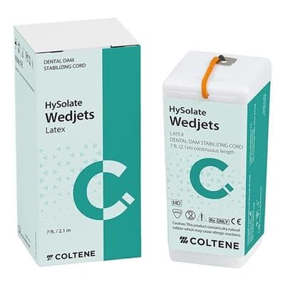 Wedjets Dental Dam Stabilizing Cord, Large, Orange, Natural Latex, 7 ft (2.1m), H06523 thumbnail 9