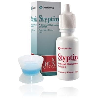 Styptin Hemostatic Solution Retraction Liquid, 20% Buffered Aluminum Chloride, Cranberry Flavor, Squeeze Bottle, 15 mL thumbnail 4