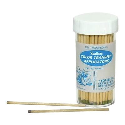 Dr. Thompson's Color Transfer Applicators, 120/Jar, 2065-CTA - Dr Thompsons Color Transfer Applicators 120/Jar 2065-CTA - Image 1