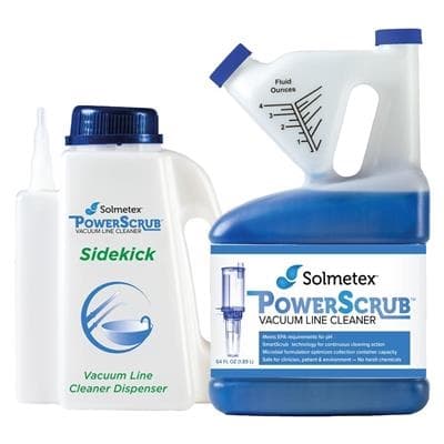 Solmetex PowerScrub Vacuum Line Cleaner Intro Kit, 64 oz Bottle with Sidekick Dispenser, PCS-VLIK thumbnail 22