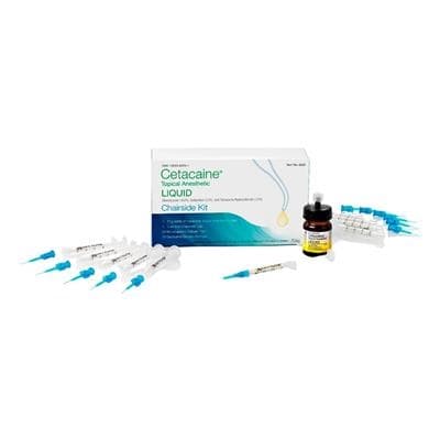 Cetacaine Topical Anesthetic Liquid Chairside Kit, 11g Bottle with 20 Delivery Syringes and 20 Microcapillary Tips, Banana Flavor, 0225 thumbnail 4