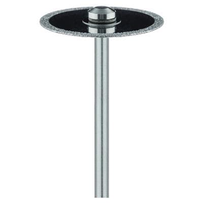 Meisinger 916D-190-HP Diamond Disc, Double-Sided, Handpiece, 19 mm, Medium Grit, Blue, 1/Pk thumbnail 5