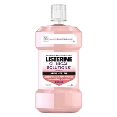 Listerine Clinical Solutions Gum Health Antiseptic Mouthwash, Icy Mint, 95mL Bottle, 24/Box, 35275 - Listerine Clinical Solutions Gum Health Antiseptic Mouthwash 95ml 24/Pack 35275 - Image 1