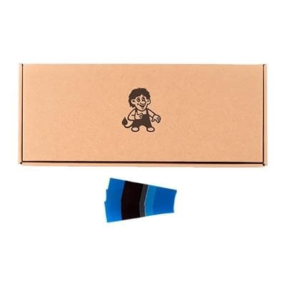 TrollFoil Pre-Mounted Double-Sided Articulating Foil, 8 Microns, Mini, Blue, 500/Pk, 12000400 thumbnail 4