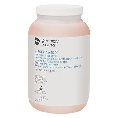 Lucitone 199 Denture Base Acrylic Powder, Original Shade, 25 lb (688111) - Lucitone 199 Powder Original 25lbs 688111 - Image 1