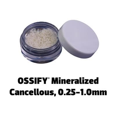 OSSIF-i sem Mineralized Cortical-Cancellous Bone Allograft, 1.0 cc, 0.6-1.25 mm, BG-012100 thumbnail 4