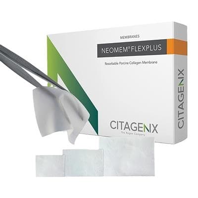 Citagenix NeoMem FlexPlus Resorbable Collagen Membrane, 30 x 40 mm, Porcine Peritoneum, NF3040 thumbnail 4