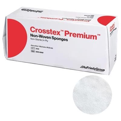 Crosstex Advantage Non-Woven Sponges, 4" x 4", 4-Ply, Non-Sterile, 2000/Case, ENC4NWLA thumbnail 9
