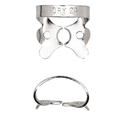 Kulzer Ivory Rubber Dam Clamp #26N, Wingless, Stainless Steel, Molar, 50057728 thumbnail 5