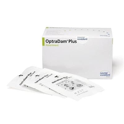 OptraDam Plus Small Refill, Preframed Latex Rubber Dam, 50/Box, Blue, 627400AN thumbnail 6