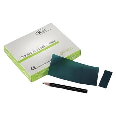 Kerr Occlusal Indicator Wax, Green, 20 Gauge, 180/Box, 00655 thumbnail 4