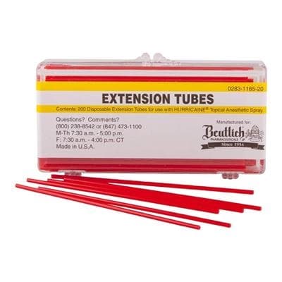 Hurricaine Topical Anesthetic Spray Disposable Extension Tubes, 200/Pk, 1185-20 thumbnail 8