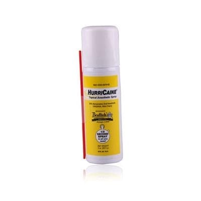 HurriCaine Topical Anesthetic Spray Kit, 20% Benzocaine, Wild Cherry, 2 oz Can + 200 Disposable Extension Tubes, 1 Kit, NDC 0283-0679-60 thumbnail 8