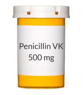 Penicillin VK 500 mg Tablets, 100 Count - House Brand Penicillin VK 500 mg, 100 Tablets - Image 1