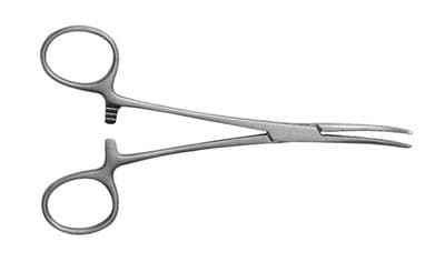 Hemostat Crile 5-1/2" Curved, Stainless Steel, Each, 24-1245 thumbnail 9