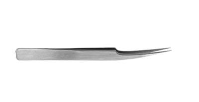 J&J Instruments Jewelers Forceps 4.5" #8, Half-Tapered, Straight, Stainless Steel thumbnail 2