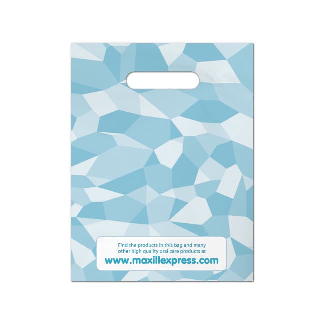 Maxill Adult Plastic Loot Bag, Rock Pattern, 9" x 11.8", 100/Pk - maxill Plastic Loot Bag (9" x 12") - Rock Pattern (100 bags per pack) - Image 1