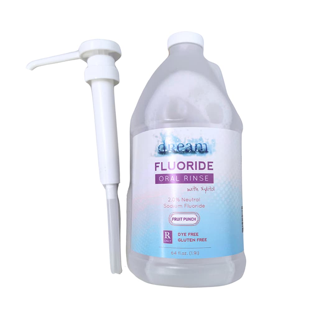 Dream Fluoride Oral Rinse, 2% Neutral Sodium Fluoride, Fruit Punch, 64 oz. Bottle, 1/Pk thumbnail 2