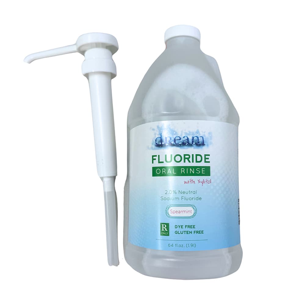 Dream Fluoride Oral Rinse, 2% Neutral Sodium Fluoride, 64 oz, Mint, 1/Pk, FOR-MNT thumbnail 7