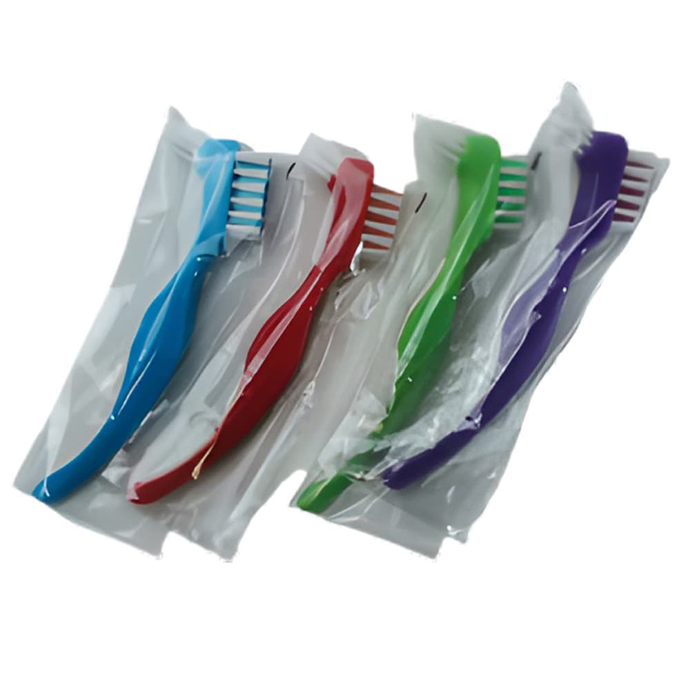 Dream Denture Brushes Adult, Soft Bristles, 12/Pk thumbnail 2