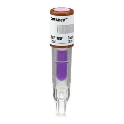 3M Attest Super Rapid Readout Steam Biological Indicator 1492V, Brown Cap, 24-Minute Readout, 50/Box thumbnail 18