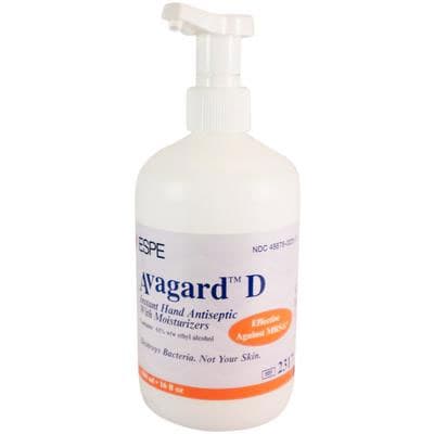 Avagard D Instant Hand Antiseptic with Moisturizers, 61% Ethyl Alcohol, 500 mL Pump Bottle - Avagard D Instant Hand Antiseptic with Moisturizers 500 ml Pump Bottle. 61% - Image 1