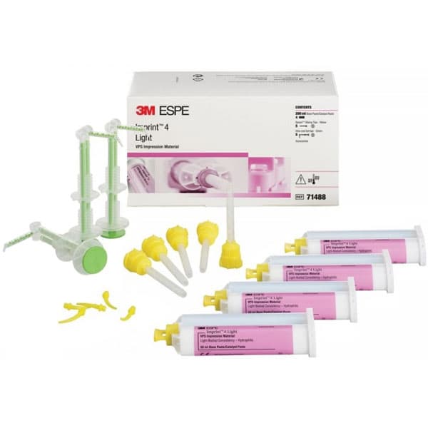 3M™ Imprint™ 4 VPS Light Body Impression Material Refill, 4 x 50 mL Cartridges, Pink, Mint Flavor, 71488 thumbnail 10