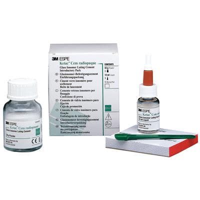 Ketac Cem Glass Ionomer Luting Cement Intro Pack, 33 g Powder/12 mL Liquid, 37200 thumbnail 6