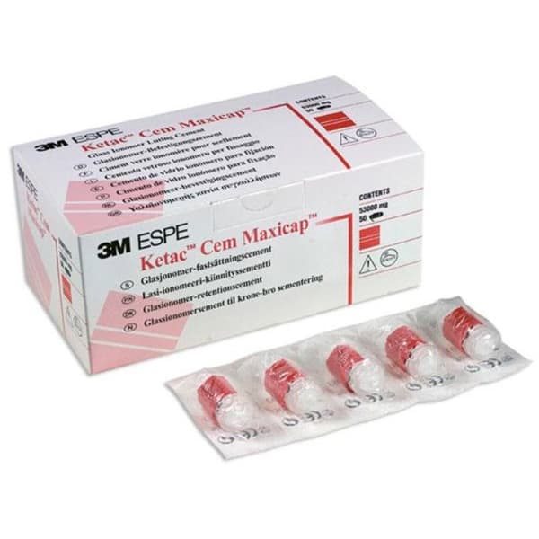3M (Solventum) Ketac Cem Maxicap Glass Ionomer Luting Cement Capsule Refill, 50/Box, 56021 thumbnail 15