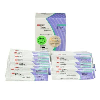 3M Vanish 5% Sodium Fluoride White Varnish with TCP, Mint, 0.5 mL Unit Dose, 50/Box, 12149M thumbnail 15