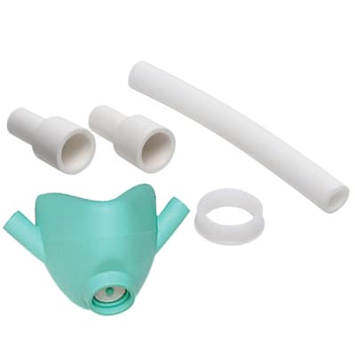 Accutron Adaptor Kit for Scavenging System, for Personal Inhaler Plus Nitrous Hoods with Ohmeda Matrx System, Includes 3 Connectors and 1 Nasal Hood - Accutron Adaptor kit for Scavenging System. Allows the Personal Inhaler Plus - Image 1