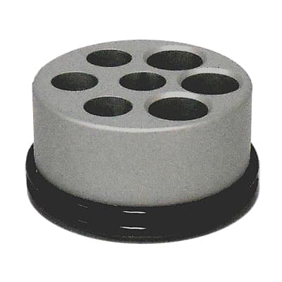 CALSET™ 7-Hole Syringe Composite Tray, Tray Only, Black Ceramic Coating, Made in USA thumbnail 3