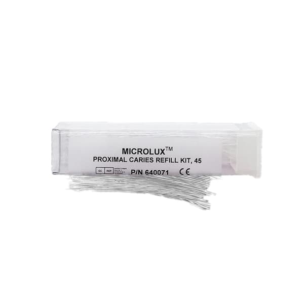 Microlux Caries Fiber Refills, Pack of 45 Disposable Fibers, 01KYV9DPS906Y3HARA38YXJSTQ - Microlux Caries Fiber Refills, pack of 45 disposable fibers only. For use - Image 1