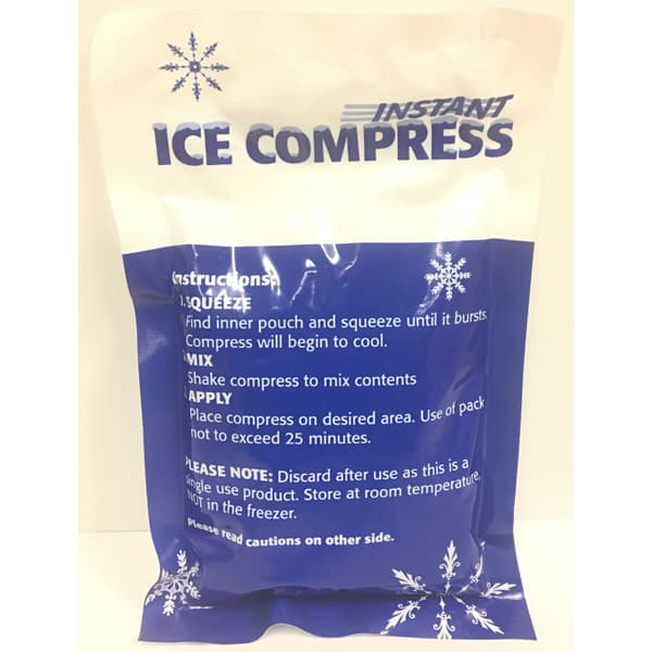 All-Temp Instant Ice Compress, Single Use, Small 4" x 6", Case of 36, SKU 514 thumbnail 2