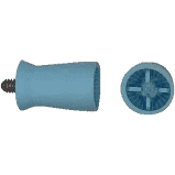 ALLPRO® Six Webbed Aqua Vanilla Tropical Scented Prophy Cup, Screw Type, Soft, Non-Latex, Pack of 144 thumbnail 2