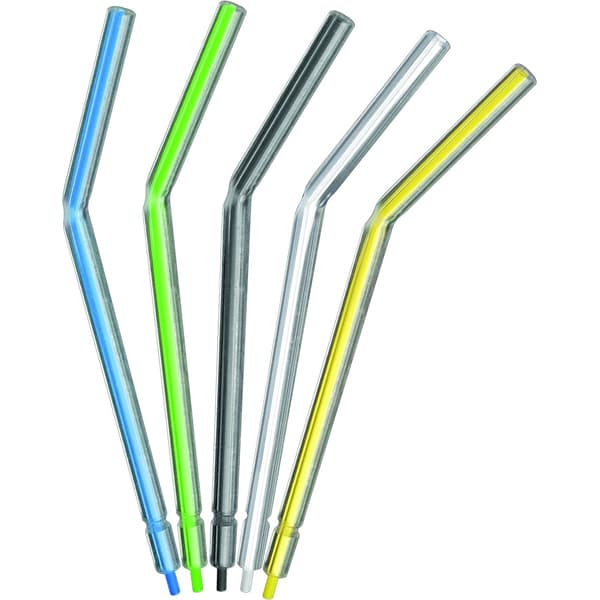 Angelus Triple Tips Disposable Air/Water Syringe Tips, Assorted Colors, 40/Pkg, #241 thumbnail 2