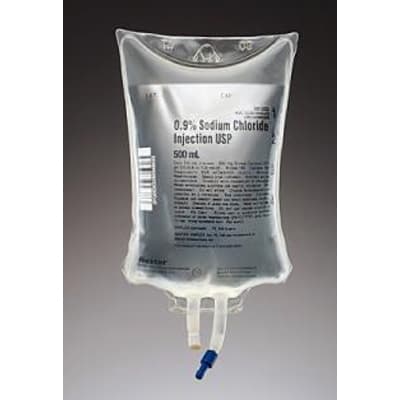 Baxter Sodium Chloride 0.9% Injection USP, 500 mL VIAFLEX Plastic Container, 24/Case thumbnail 5