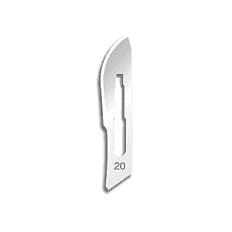 Bard-Parker #20 Sterile Stainless Steel Scalpel Blades, Box of 50 Individually Packaged, Fits #4 Handles - Bard Parker #20 Sterile Stainless Steel Scalpel Blades, Box of 50 Individually - Image 1