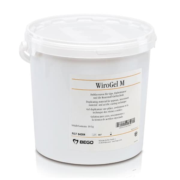 WiroGel M Duplicating Material, 10kg Pail, Environmentally Friendly Agar-Agar thumbnail 2