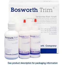 Trim Standard Kit Temporary Crown & Bridge Resin, Fast Set, Light & Dark Powder with Liquid, 0921900 thumbnail 17