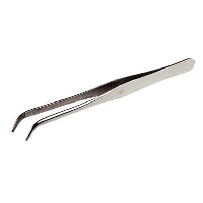Buffalo Dental #175A Curved Tweezer, L-Type, 6-1/2" (16.5 cm), Non-Locking, Smooth Tip, Single Instrument thumbnail 2