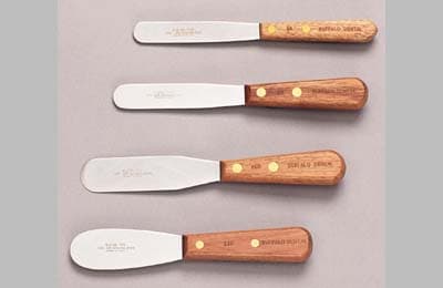 Buffalo Dental #2R Spatula, 4" Flexible Blade, Rosewood Handle, Stainless Steel, 79340 thumbnail 6