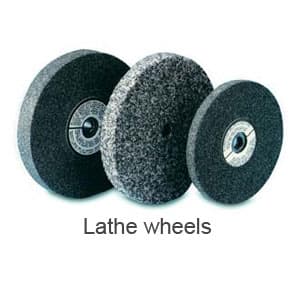 Buffalo Dental Green No. 21 Abrasive Lathe Wheel, 3 in x 3/8 in, 1/4 in Leaded Center Hole, 310 thumbnail 4