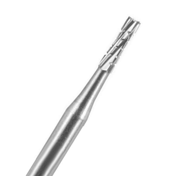 Cargus FG #557 SS (Short Shank) Straight Fissure Crosscut Carbide Bur, 10/Pk - Cargus FG #557 SS (Short Shank) Straight Fissure Crosscut Carbide Bur, 10/Pk - Image 1