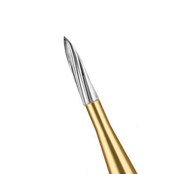 Cargus FG #7901 Needle Shaped 12 Blade Trimming and Finishing Carbide Bur, 10/Pk - Cargus FG #7901 Needle Shaped 12 Blade Trimming and Finishing Carbide Bur, 10/Pk - Image 1