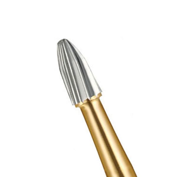 Cargus FG #7406 Egg Shaped 12 Blade Trimming and Finishing Carbide Bur, 10/Pk - Cargus FG #7406 Egg Shaped 12 Blade Trimming and Finishing Carbide Bur, 10/Pk - Image 1
