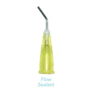 MARK3 Pre-Bent Needle Applicator Tips, 20 Gauge, Yellow, Blunt End, Disposable, 100/Pk - MARK3 Pre-Bent Needle Applicator Tips - 20ga, Yellow, 100/Pk. Disposable - Image 1