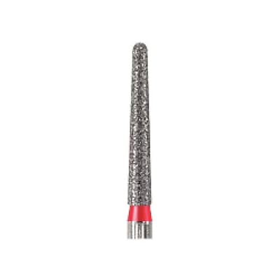 Alpen Multi-Use Diamond FG #850 Round End Taper 1.4mm Fine Grit Red, 5/Pkg, R850F014FG thumbnail 4
